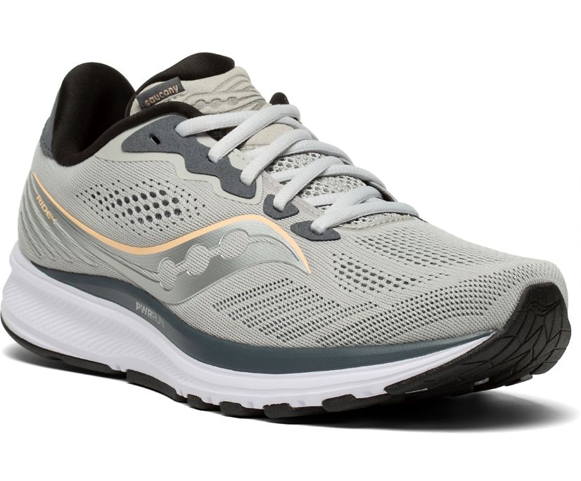 Women's Saucony Ride 14 Running Shoes Grey | Singapore 190ILHS